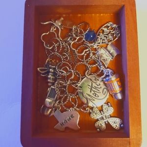 James Avery Retired Quatrefoil Charm Bracelet